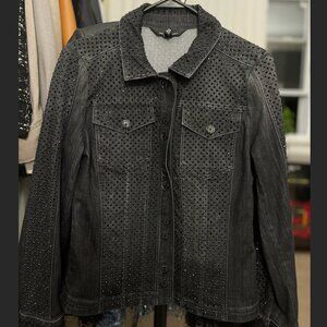 WHBM- Grey Denim Jacket